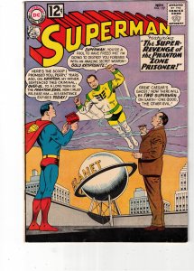 Superman #157 (1962) VF/NM High-Grade Phantom Zone cover!  Super Genie Utah CERT