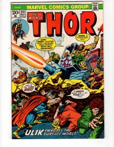 Thor #211 (VF/NM) 1973 ULIK Appearance High Grade Bronze