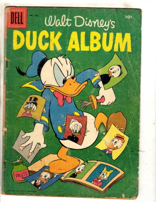 Four Color # 726 VG Dell Silver Age Comic Book Duck Album Walt Disney JL19