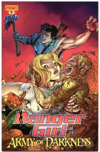 DANGER GIRL and the ARMY of DARKNESS #4 B, VF+, Bradshaw,2011,more AOD in store