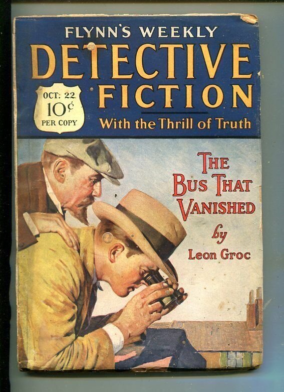 FLYNN'S WEEKLY DETECTIVE FICTION-OCT 22 1927-MYSTERY-LEON GROC-vg