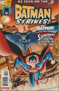 THE BATMAN STRIKES #44 SIGNED BY CHRISTOPHER JONES & TERRY BEATTY 2008 EB203