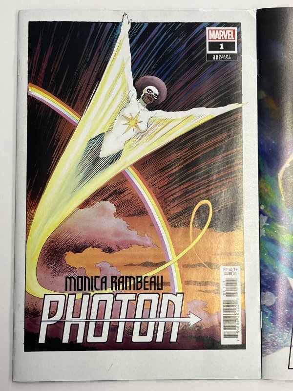 MONICA RAMBEAU PHOTON #1 1:50 HIDDEN GEM + 1:25 MANHANINI VAR VF+ SET PROSHIPPER