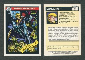 1990 Marvel Comics Card  #45 ( Longshot)  NM