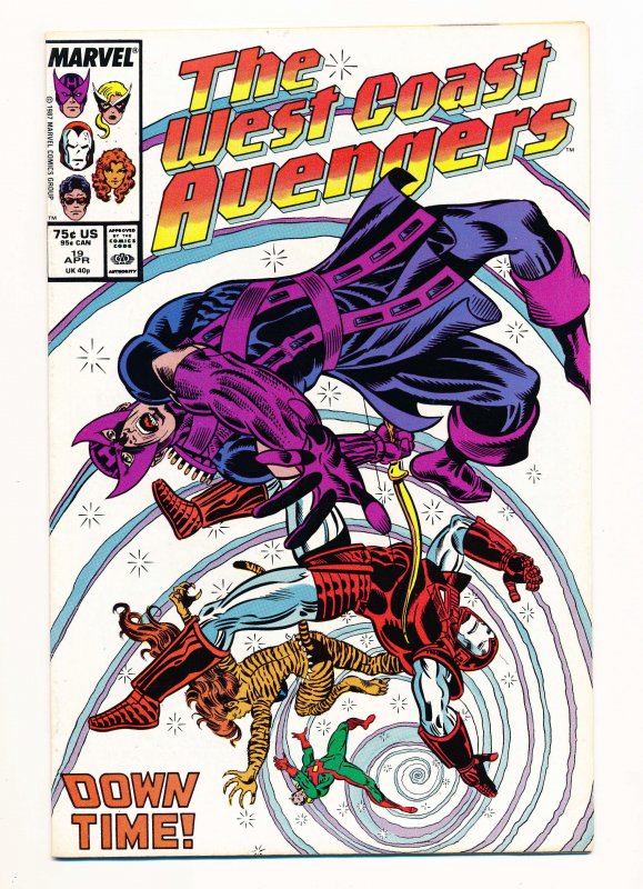 Avengers West Coast (1985) #19 VF