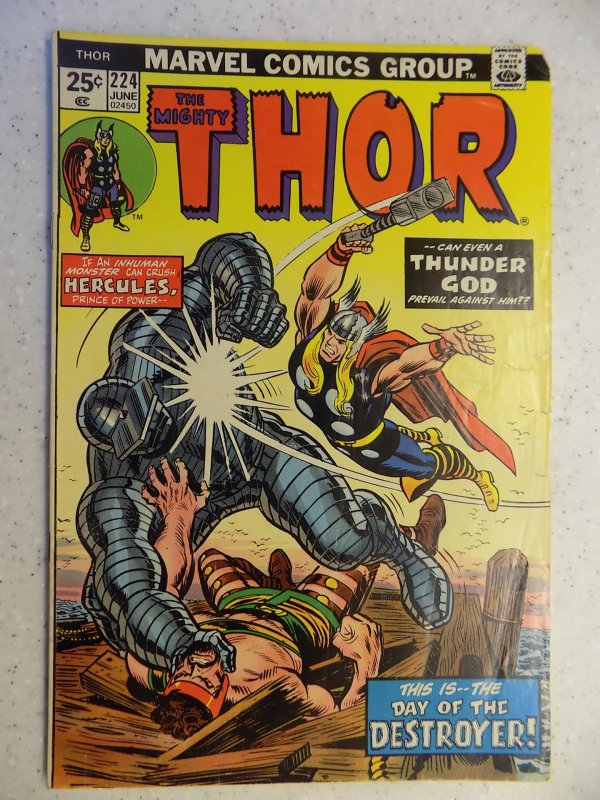 THE MIGHTY THOR # 224 MARVEL GODS JOURNEY ACTION ADVENTURE