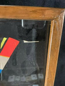 CAPTAIN AMERICA VINTAGE FRAMED BLACK LIGHT POSTER 1971