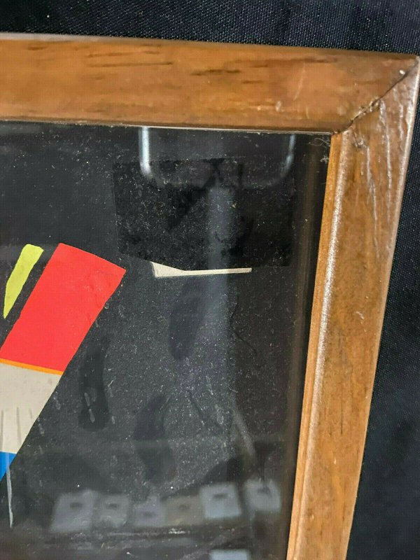 CAPTAIN AMERICA VINTAGE FRAMED BLACK LIGHT POSTER 1971