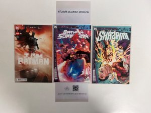 3 DC Comics Shazam # 2 + Batman Superman # 2 + Batman # 1 Superman Robin 8 SM6