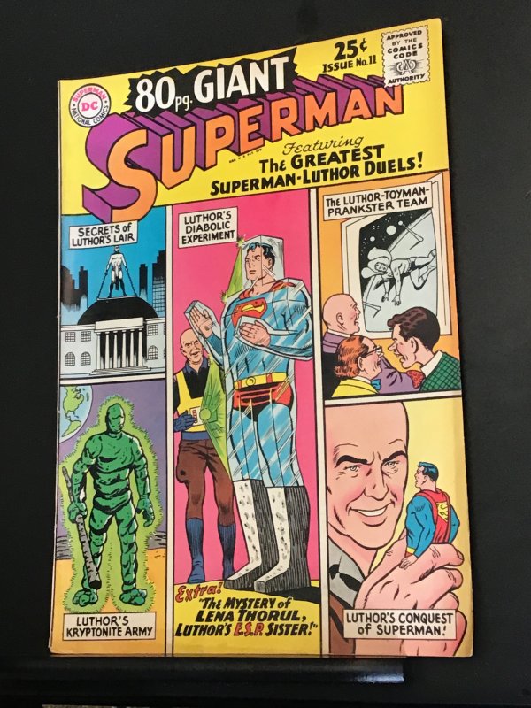 80 Page Giant #11 (1965) all superman issue! Mid high grade FN/NM