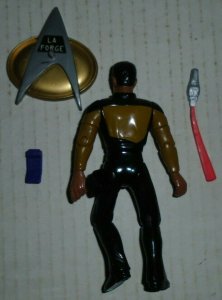 Lieutenant Commander Geordi La Forge Star Trek action figure 1992 Playmates