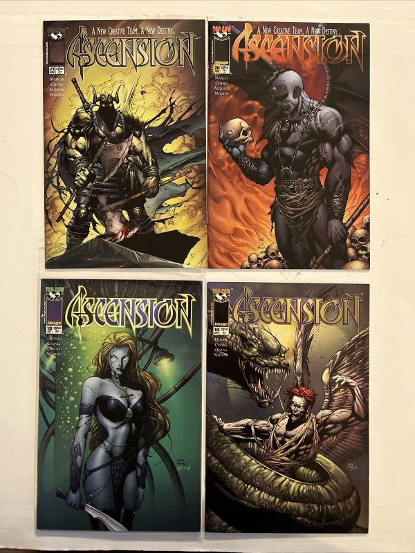 Ascension #1/2 0 1 1 1-22 Complete Run David Finch Lot Of 26 Top Cow Comics 1997 