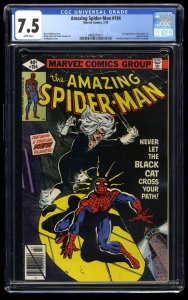 Amazing Spider-Man #194 CGC VF- 7.5 White Pages 1st Black Cat!