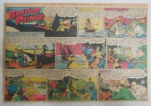 (51) The Bantam Prince Sundays by Lariar and Pfeufer 1952 Most Half Page Size!