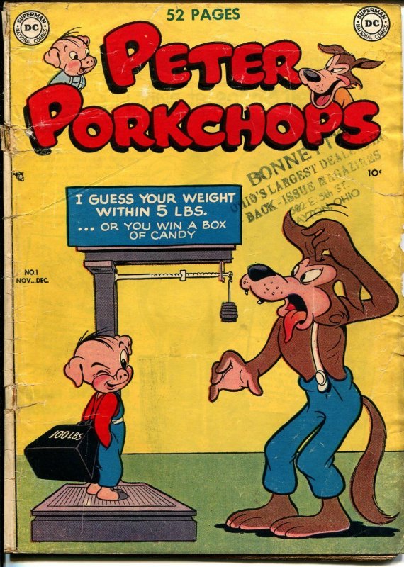 Peter Porkchops #1 1949-DC-1st issue-G