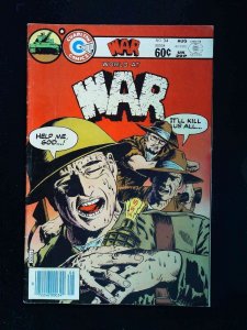 War #34  Charlton Group  Comics 1982 Fn+ Newsstand