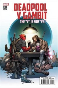 Deadpool v Gambit 3-B Pasqual Ferry Cover VF/NM