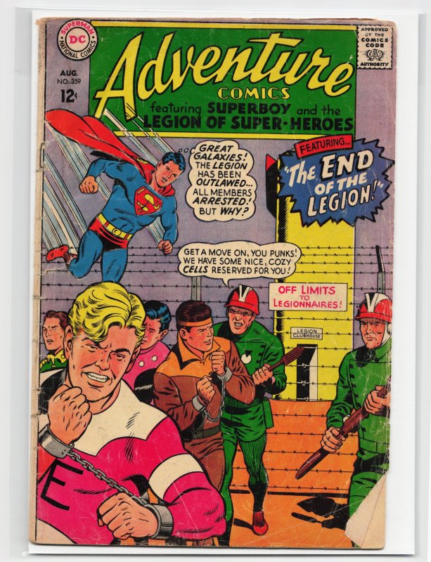 Adventure Comics #359 (1967) Legion of Super-Heroes