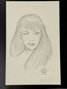 VAMPIRELLA BY CHAD SPILKER ORIGINAL ART PENCIL SKETCH SIGNED 2003