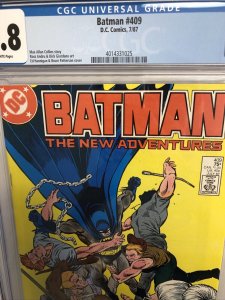 Batman  (1987) # 409 (CGC 9.8 WP) Max Allan * Ross Andru * Hannigan * DC Comics