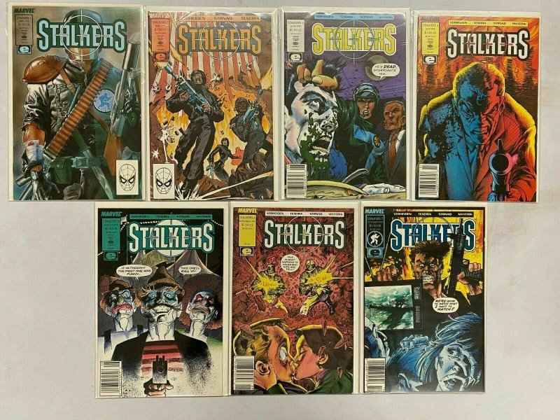 Stalkers lot #1-7 avg 8.5 VF+ (1990)