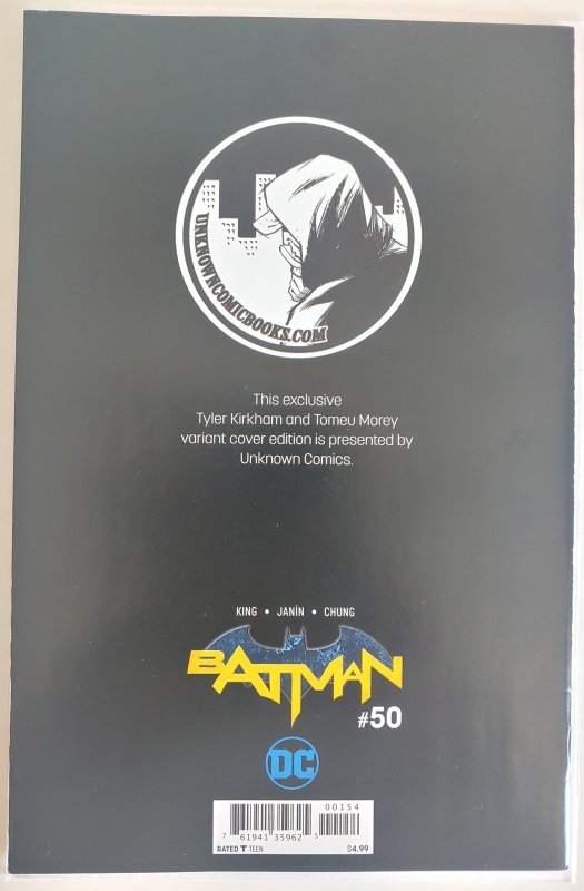 Batman; vol. 3, Issue 50, Unknown Exclusive Tyler Kirkham Cover B Virgin