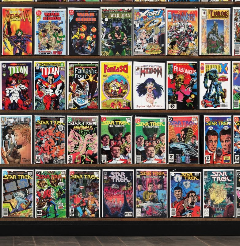 Huge Lot 160+ Comics with Star Trek, Tekworld, Supreme (1993) & More!