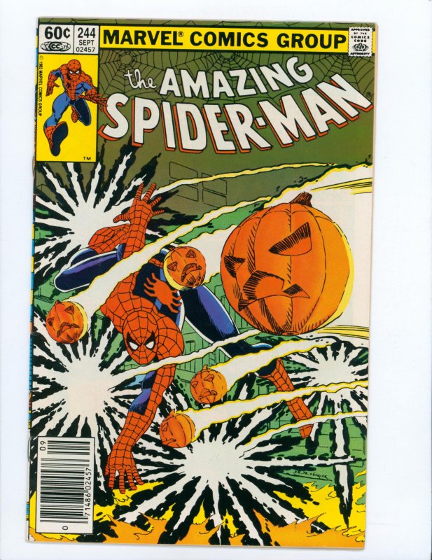 The Amazing Spider-Man #244 (1983) Newsstand 3rd appearance of Hobgoblin