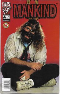 (1999) Chaos! Comics MANKIND #1 Photo Variant Cover! Mick Foley! WWF! WWE!