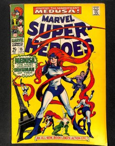 Marvel Super-Heroes #15 1st Solo Medusa!