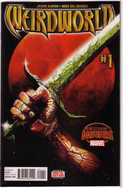 Weirdworld   vol.1 #1,2,5 vol. 2 #1-4 (set of 7) Aaron/Del Mundo, Secret Wars