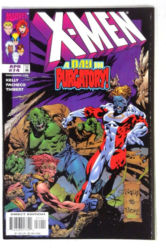 X-Men #74 (1998) Nightcrawler Beast Kelly Marvel NM-