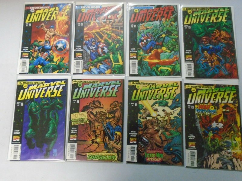 Marvel Universe set #1-7 + Variant avg 8.5 VF+ (1998)