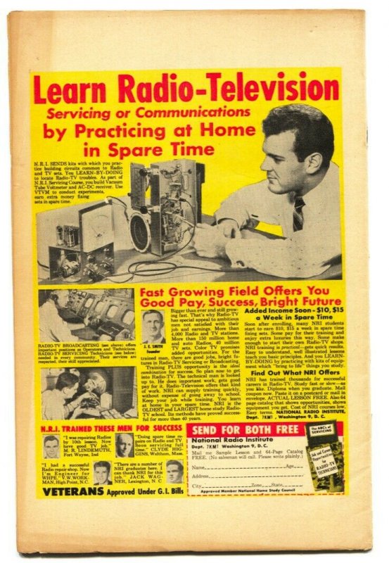 Marines in Battle #21 1957- Atlas Korean War comic VG/FN