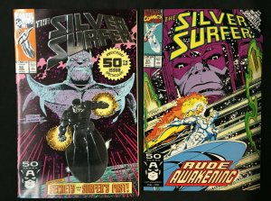 SILVER SURFER ISSUES 50-59 SET VF-NM THANOS