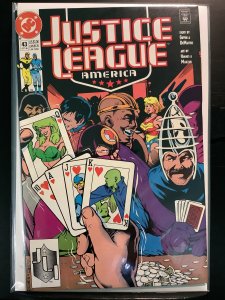 Justice League America #43 Direct Edition (1990)