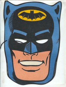 Batman & Robin Face Mask 1966-GE Television premium-2 sided-VF-