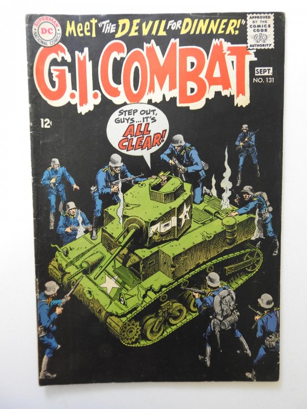 G.I. Combat #131 (1968) VG Condition! Centerfold detached top staple