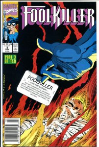 FOOL KILLER #1 2 3, NM+, So many Fools, so little Time, 1990, Foolkiller