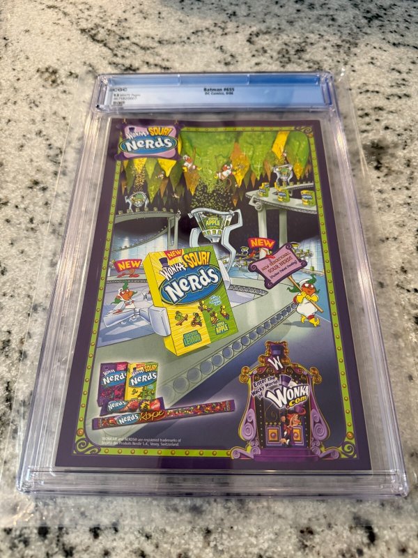 Batman # 655 CGC Graded 9.8 DC Comic Book 1st Damian Wayne Cameo JH22