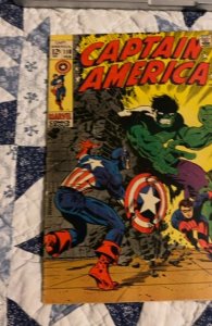 Captain America #110 (1969)vs the Hulk -Iconic Steranko cover
