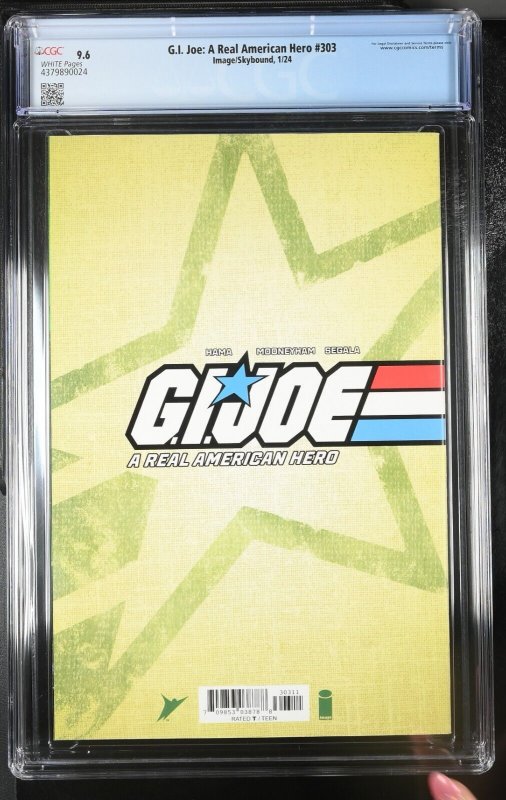 GI Joe #303 CGC 9.6 Kubert Serpentor Cover A Image 2024 Transformers Void Rivals