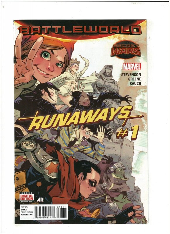 Runaways #1 VF/NM 9.0 Marvel Comics 2015 Battleworld, Secret Wars 