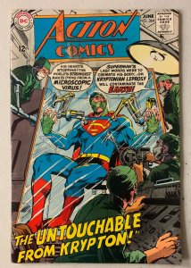 Action Comics #364 DC (4.5 VG+) Neal Adams cover, Untouchable of Metrop. (1968)