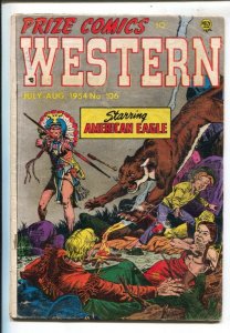 Prize Comics Western  #106 1952-John Severin art cover-American Eagle-Lazo Ki...