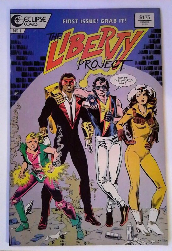 The Liberty Project #1 Eclipse Comics (1987) FN/VF 1st Print Comic Book