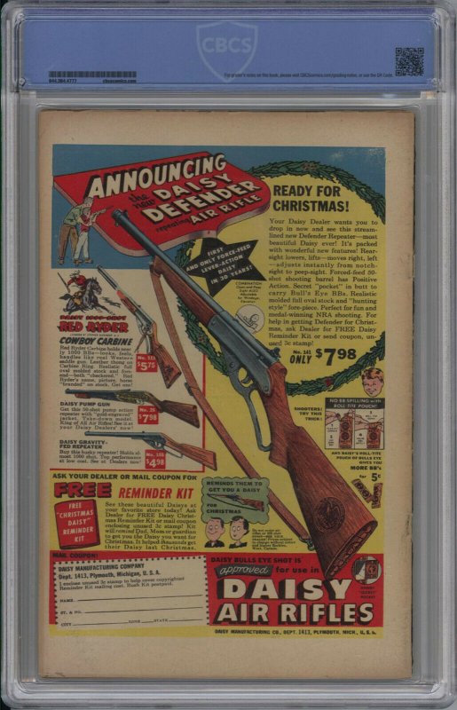 WAR COMICS #15 CBCS 2.5 - VERY RARE ATLAS WAR - Jan, 1953