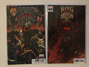 KING IN BLACK #1 SUPERLOG VARIANT + #2 Marvel Comics 2020 Venom Donny Cates