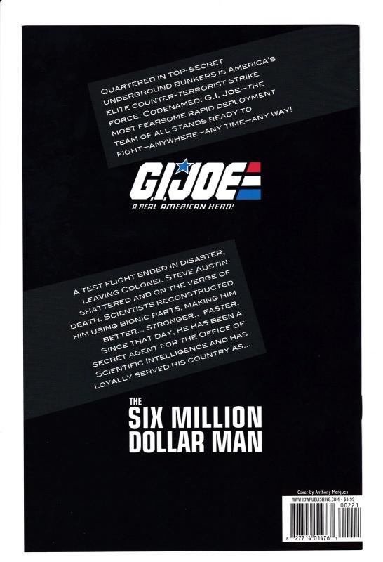 GI Joe vs Six Million Dollar Man #2 Cvr B (IDW, 2018) VF/NM