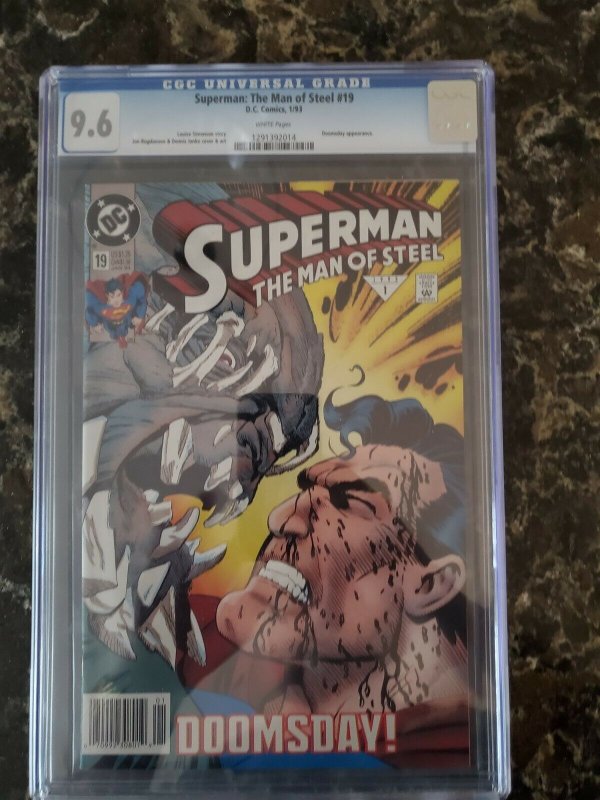 Superman: The Man of Steel #19 (Jan 1993, DC) CGC 9.6